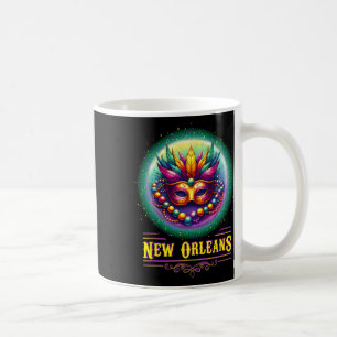 Cly New Orleans Bourbon Street Cool Fun Nola Mardi Coffee Mug