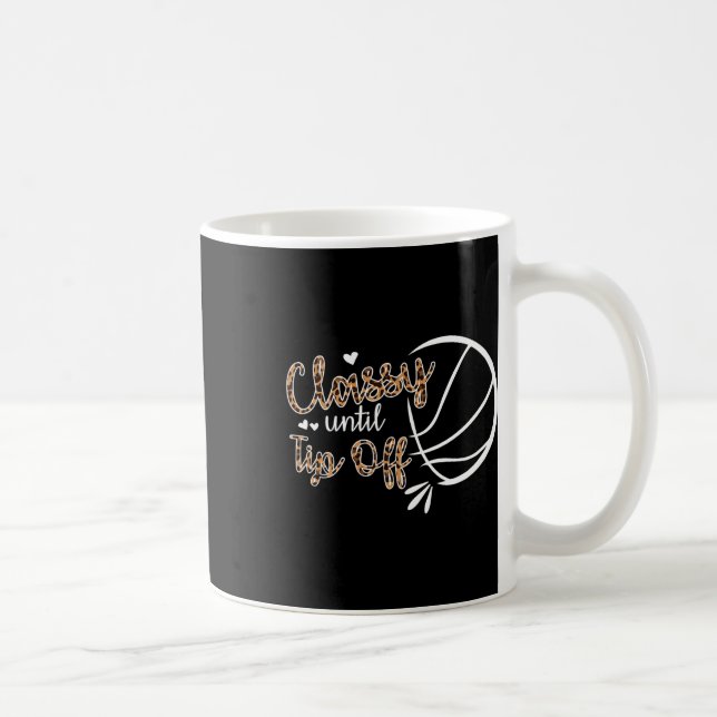 Cly Until Tip Off Bysketbyll Player Kids  Coffee Mug (Right)