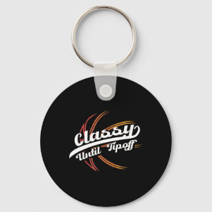 Cly Until Tip Off Hoops Byll Bysketbyll Player Key Ring
