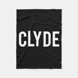 Clyde - Cool New Funny Name Fan Gift Tee  Fleece Blanket