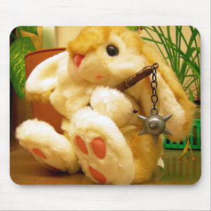 Clyde da Bunny Mouse Pad