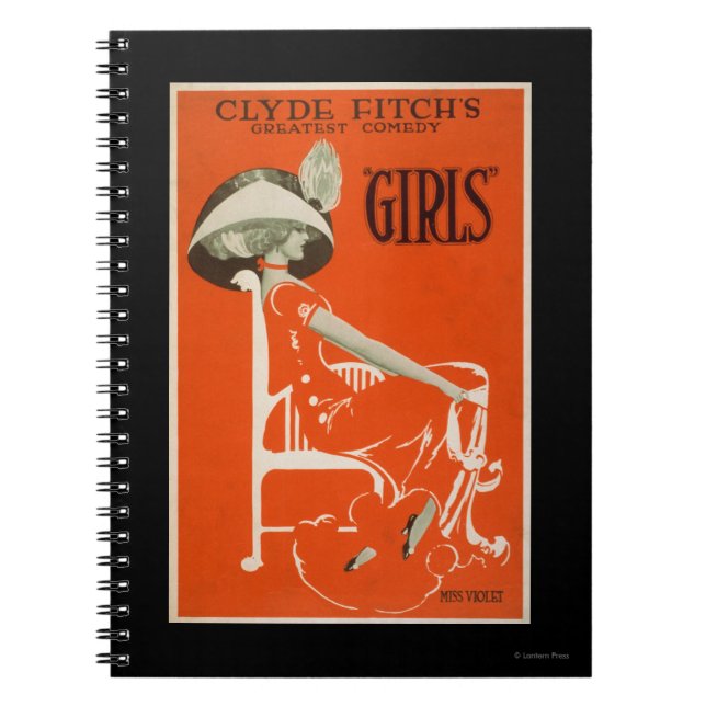 Clyde Fitch's Greatest Comedy, "Girls" Theatre 2 Notebook (Front)