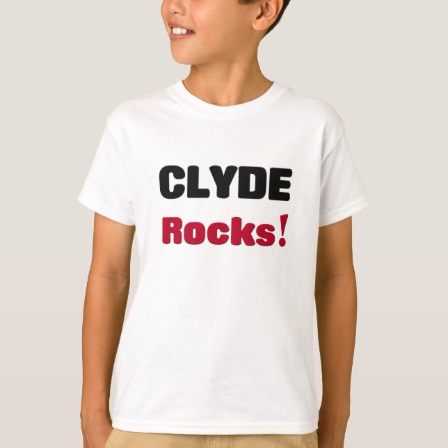 Clyde Rocks T-Shirt (Front)