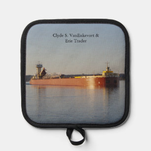 Clyde S. VanEnkevort & Erie Trader pot holder