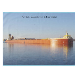 Clyde S. VanEnkevort & Erie Trader tablecloth