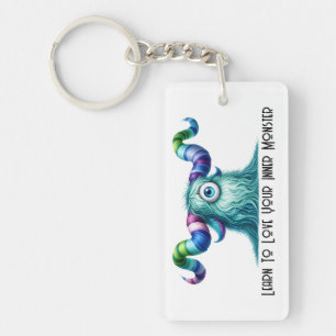 Clyde – The Big-Eyed Curious Monster Key Ring