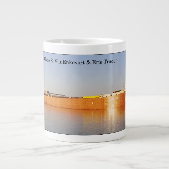 Clyde VanEnkevort & Erie Trader jumbo mug (Front)