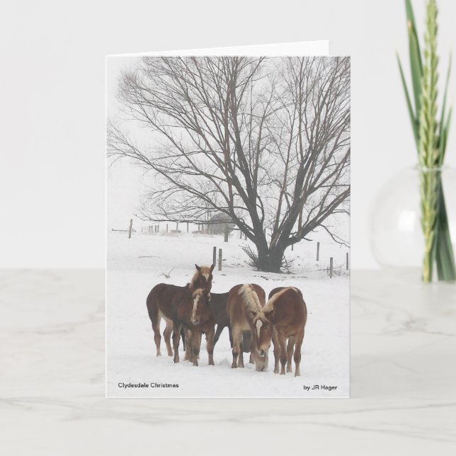 Clydesdale Christmas Card (Front)
