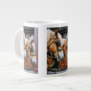 Clydesdale Closeup Large Coffee Mug