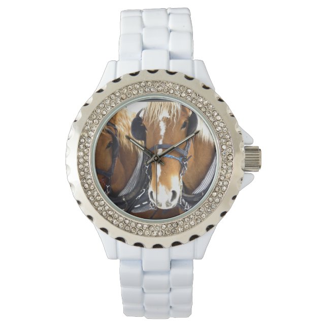 Clydesdale Draught Horses Watch (Front)