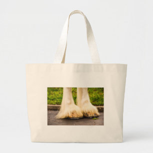 Clydesdale Feet Large Tote Bag