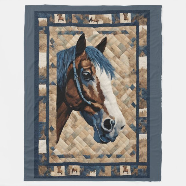 Clydesdale Horse Blanket (Front)