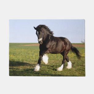 Clydesdale Horse  Doormat