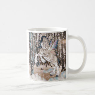 Clydesdale Horse Fairy Magical Fantasy Art Coffee Mug