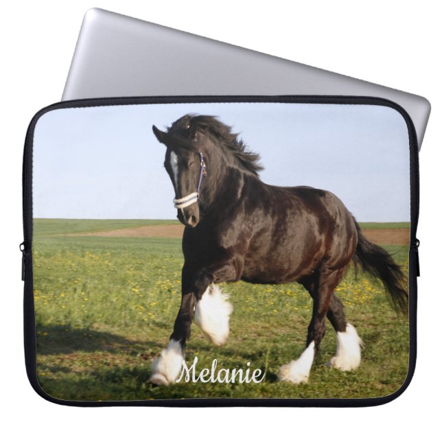 Clydesdale Horse  Laptop Sleeve (Front)