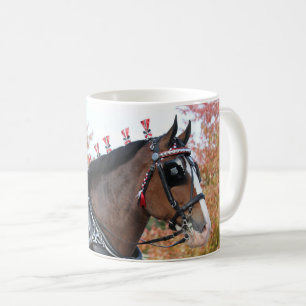 Clydesdale horse mug