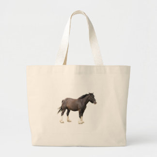 Clydesdale horse tote bag