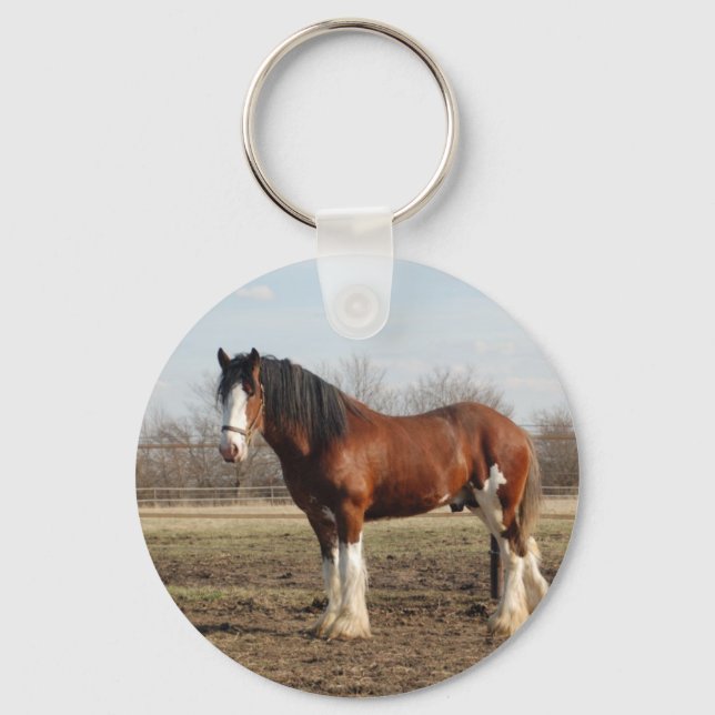 clydesdale key ring (Front)