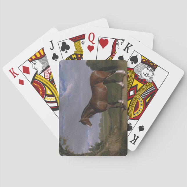 Clydesdale Stallion (Thoroughbred Horse) (Animal) Playing Cards (Back)