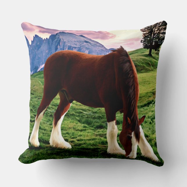 Clydesdale Sunset Cushion (Front)