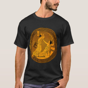 Clytemnestra Killing Cassandra Red Figure Ancient  T-Shirt