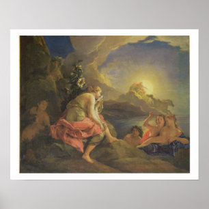 Clytie Transformed into a Sunflower, 1688 (oil on Poster