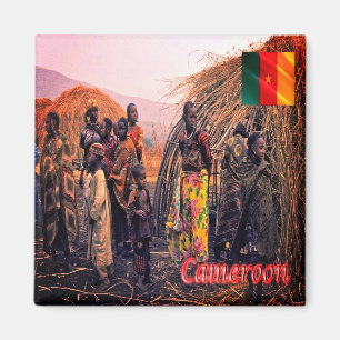 CM - Cameroon - People of Kamerun Magnet