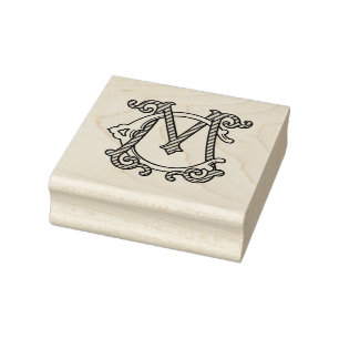 CM Monogram MC Monogram Rubber Ink Stamp