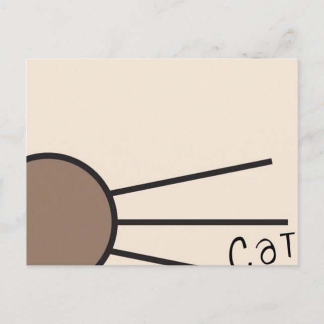 CM Whiskers Logo Postcard (Front)