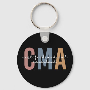 CMA Certified Medical Assistant Key Ring