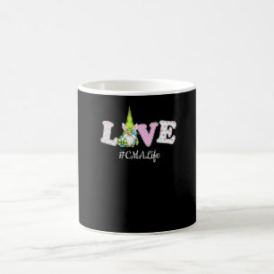 Cma Life Nurse Love Gnome Egg Hunting Easter Day Coffee Mug