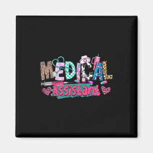 Cma Medical Istant Nurse Leopard Stethoscope Women Magnet