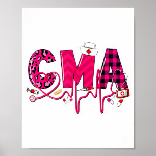 Cma Medical Istant Valentines Day Nursing Valen Poster