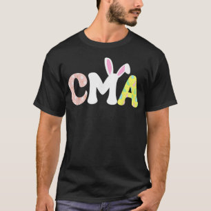 CMA Nurse Life Stethoscope Scrub Easter Day Cute B T-Shirt