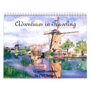 CMCarlson  Adventures in Travelling Calender Calendar