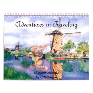 CMCarlson  Adventures in Travelling Calender Calendar