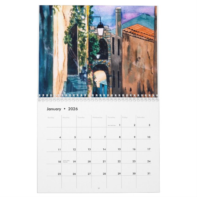 CMCarlson  Adventures in Travelling Calender Calendar (Jan 2026)