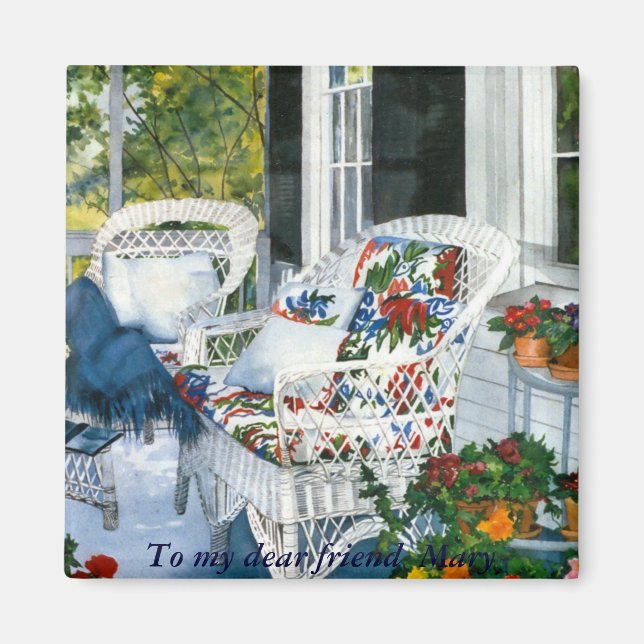 CMCarlson Back  Porch Magnet (Front)