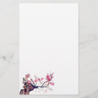 CMCarlson  Cherry Blossom Stationary Stationery