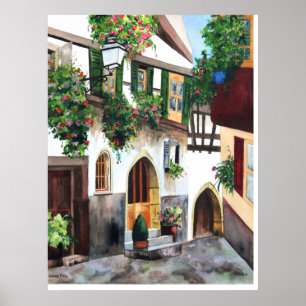 CMCarlson Italian Villa Poster