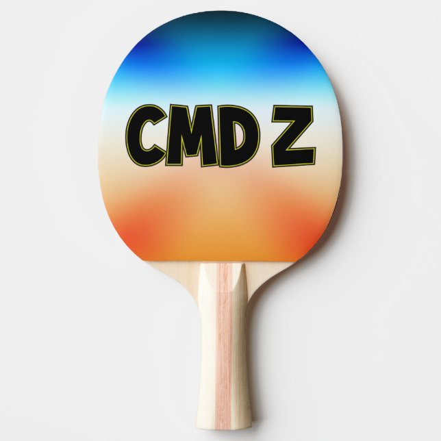 CMD Z  PING PONG PADDLE (Front)