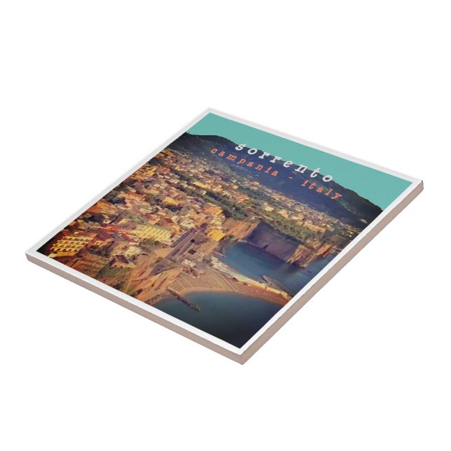 CMP002 SORRENTO - Campania - Italy - Ceramic Tile (Side)
