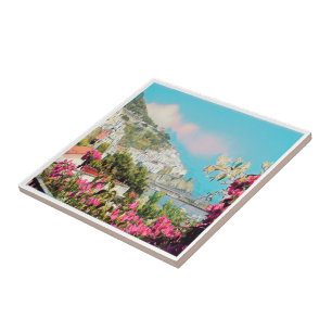 CMP004 AMALFI, Campania, Italy, Ceramic Tile