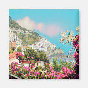 CMP004 AMALFI, Campania, Italy, Fridge Magnet