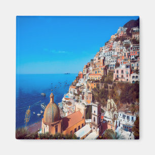 CMP008 POSITANO, AMALFI COAST, Italy, Fridge Magnet