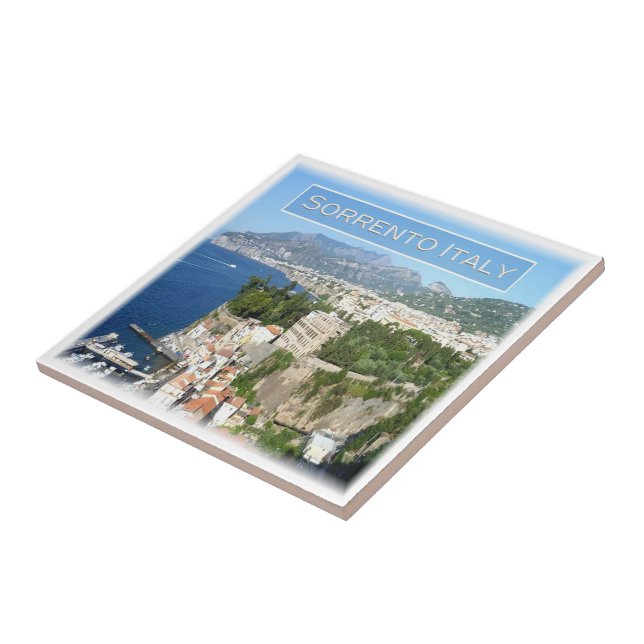 CMP031 SORRENTO, AMALFI COAST, Italy, Ceramic Tile (Side)