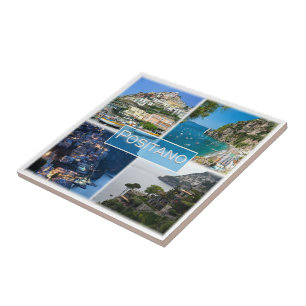 CMP033 POSITANO, AMALFI COAST, Italy, Ceramic Tile