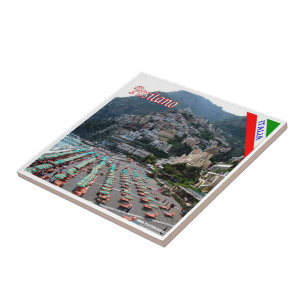 CMP040 POSITANO, AMALFI COAST, Italy, Ceramic Tile