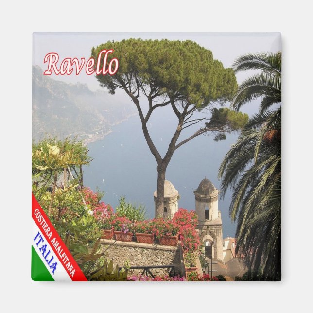 CMP101 AMALFI COAST, RAVELLO, Italy, Fridge Magnet (Front)