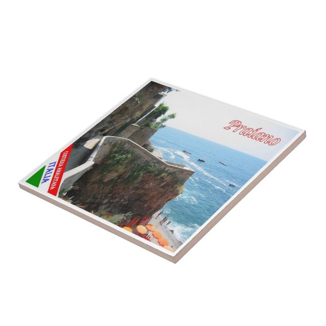 CMP102 AMALFI COAST, PRAIANO, Italy, Ceramic Tile (Side)